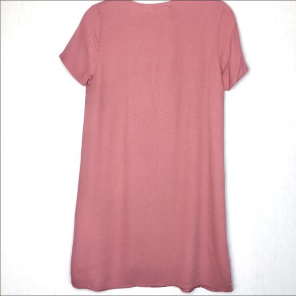 Mind Code Lace Up Front Short Sleeve Tunic Size Small - Picture 5 of 6